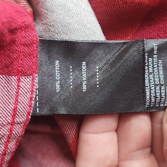 Harley Davidson Long Sleeve Red Flannel Women's Medium - Picture 8 of 13